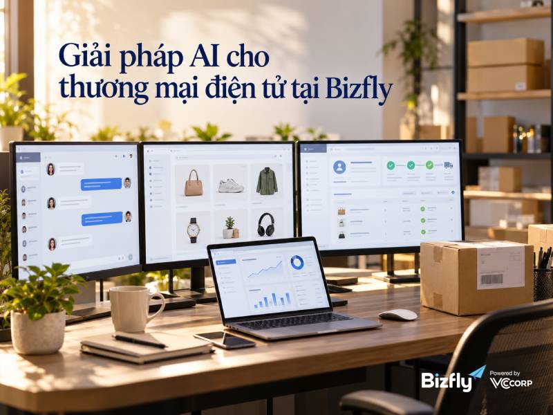 Giải pháp AI cho thương mại điện tử tại Bizfly