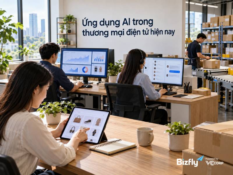 Ứng dụng AI trong thương mại điện tử hiện nay
