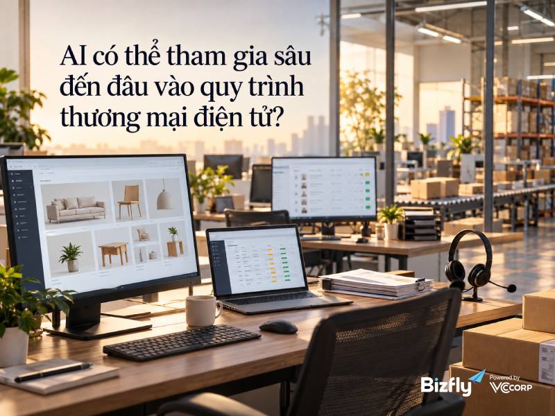AI có thể tham gia sâu đến đâu vào quy trình thương mại điện tử?