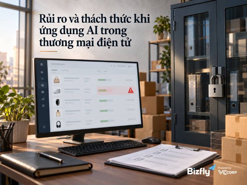 Rủi ro và thách thức khi ứng dụng AI trong thương mại điện tử