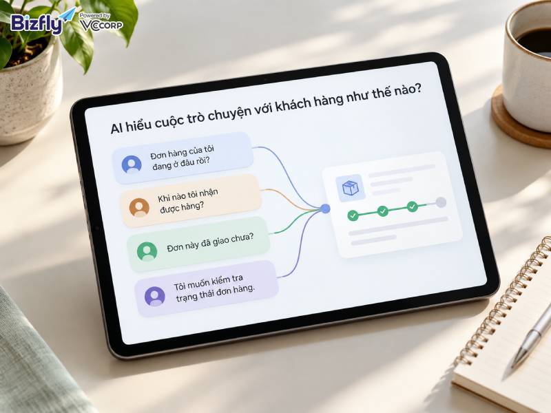 AI hiểu cuộc trò chuyện với khách hàng như thế nào?