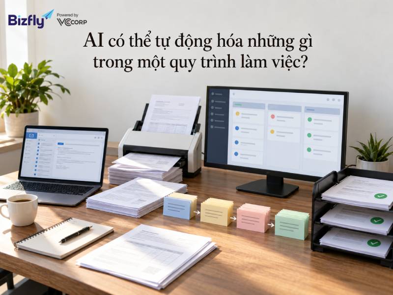 AI có thể tự động hóa những gì trong một quy trình làm việc?