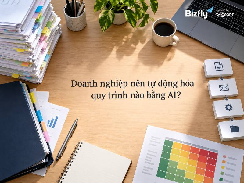 Doanh nghiệp nên tự động hóa quy trình nào bằng AI?