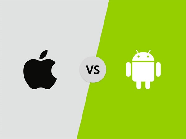2 nền tảng phổ biến nhất cho ứng dụng di động iOS và Android