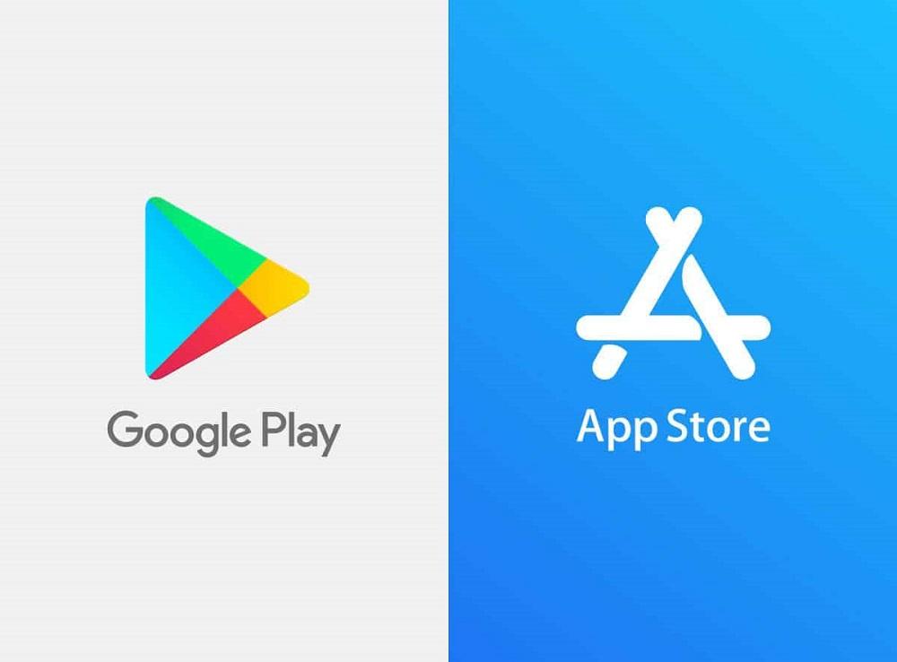 Google Play Store và Apple App Store