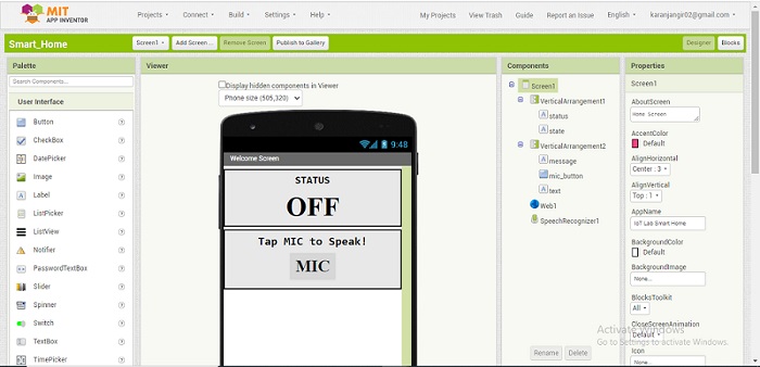 Giao diện tạo app android tốt nhất App Inventor
