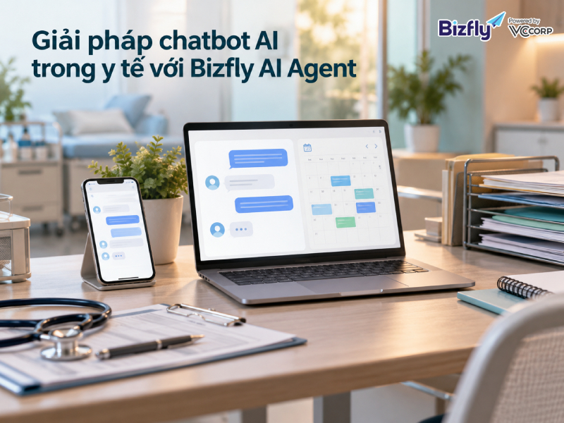 Giải pháp chatbot AI trong y tế với Bizfly AI Agent