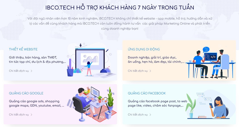 IBCO.TECH mang đến dịch vụ thiết kế website tại TP HCM và các giải pháp công nghệ tối ưu cho khách hàng