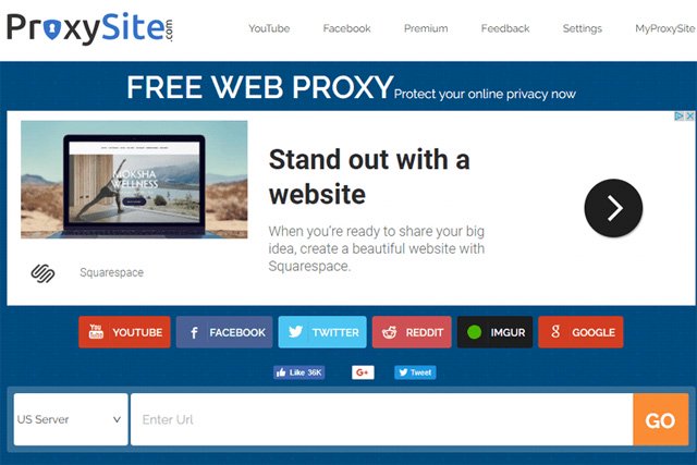 Sử dụng Proxy để vào web bị chặn.