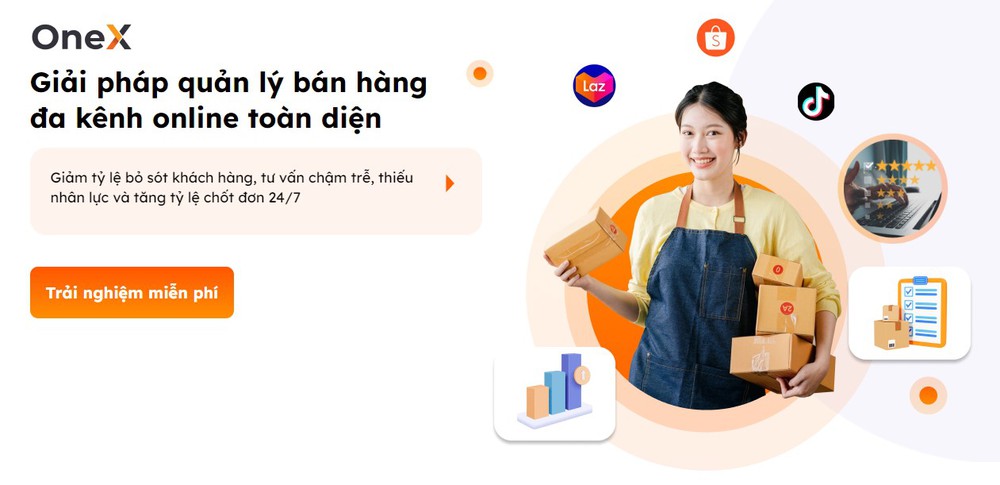 OneX - Phầnm ềm quản lý bán hàng toàn diện và tốt nhất hiện nay tại Việt Nam