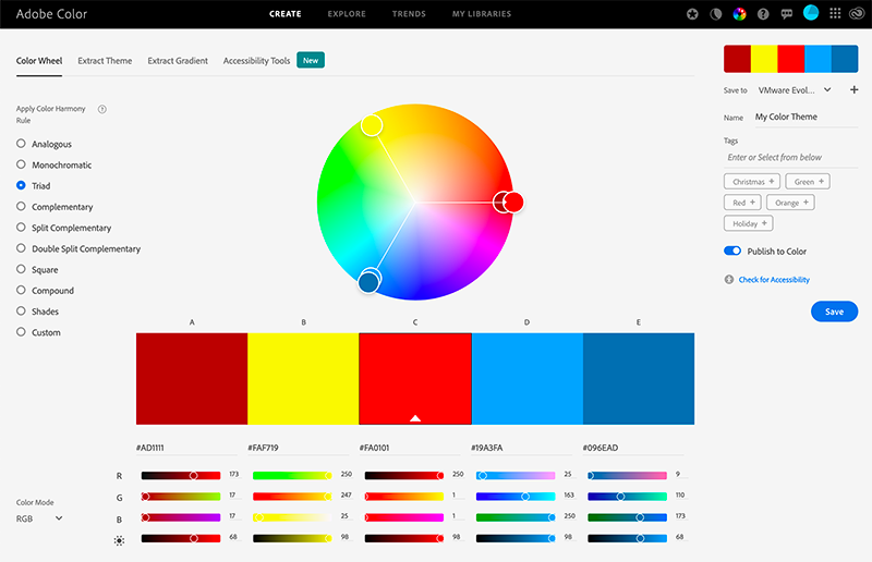 Thực hiện phối màu website với Adobe Color giúp thương hiệu trở nên độc đáo trong mắt người dùng và khách hàng. 