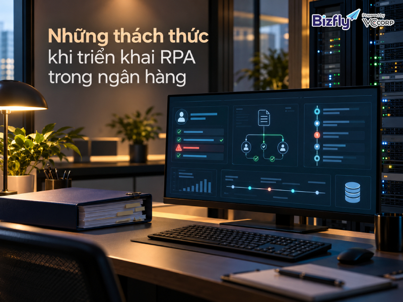 Những thách thức khi triển khai RPA trong ngân hàng