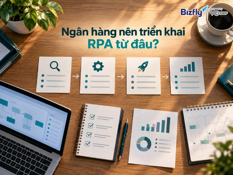 Ngân hàng nên triển khai RPA từ đâu?