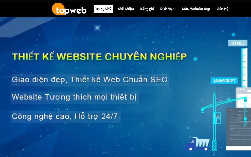 Topweb là công ty thiết kế website tại Bắc Ninh với công nghệ cao