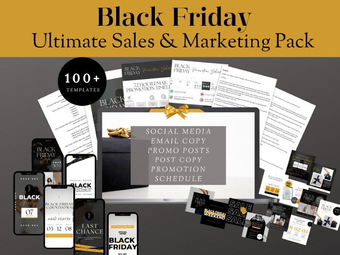 Ý tưởng về bản tin ưu đãi, khuyến mãi Black Friday và Cyber Monday