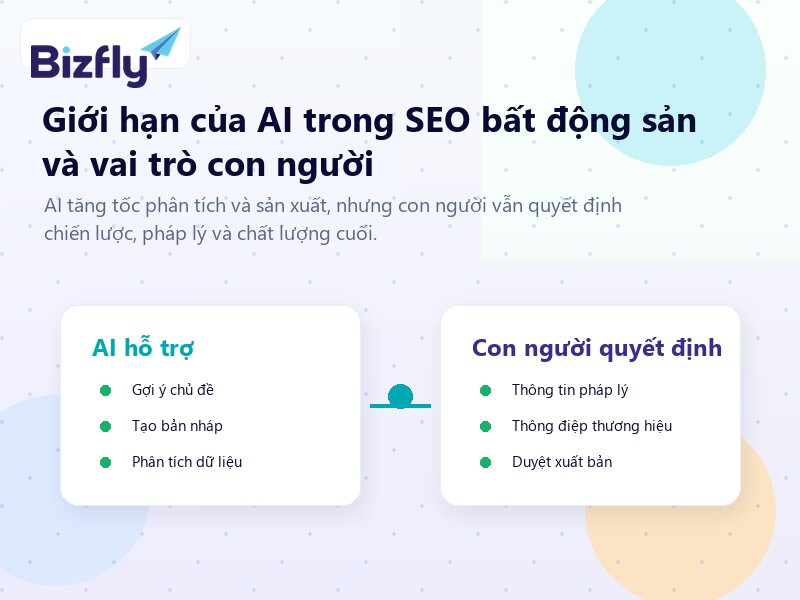 Doanh nghiệp nên dùng Bizfly AI khi cần mở rộng SEO có kiểm soát thay vì chỉ tăng số lượng bài viết.