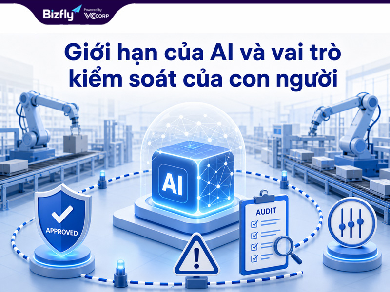 AI cần dữ liệu tốt, giám sát định kỳ và cơ chế phê duyệt rõ ràng.