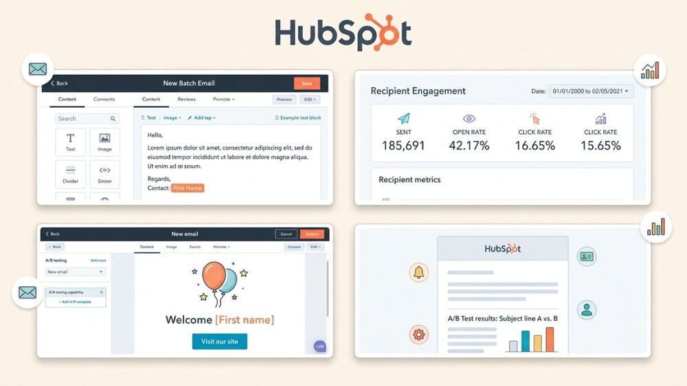 Phần mềm HubSpot Email Marketing