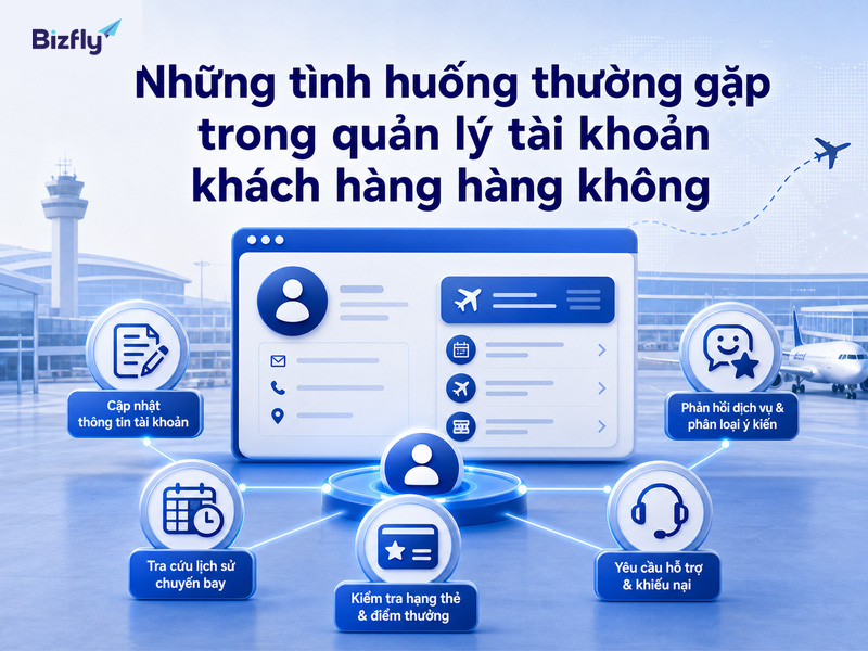 AI có thể hỗ trợ phân loại từng nhóm nhu cầu liên quan đến tài khoản khách hàng.