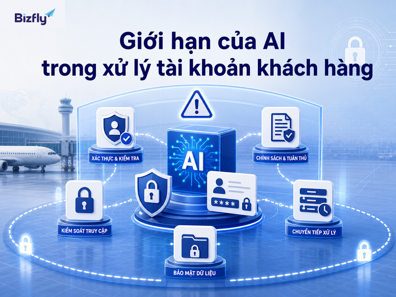 AI cần được đặt trong cơ chế kiểm soát rõ ràng khi xử lý dữ liệu tài khoản và quyền lợi khách hàng.