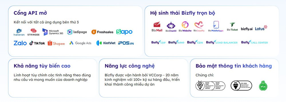 Đạt tiêu chuẩn bảo mật cao và hỗ trợ từ các chuyên gia nhiều kinh nghiệm