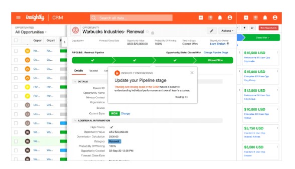 phần mềm crm insightly crm