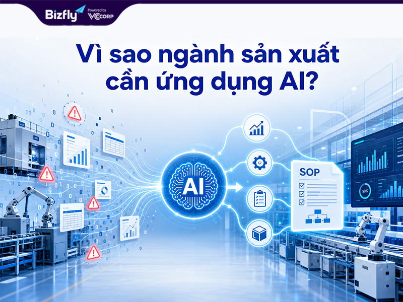 AI giúp nhà máy chuyển dữ liệu rời rạc thành thông tin hỗ trợ vận hành.