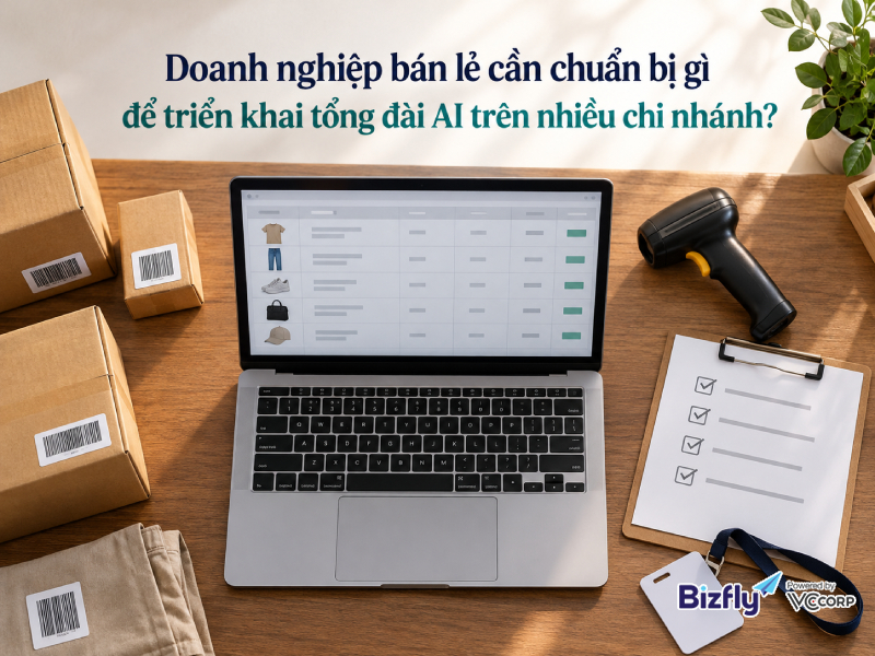 Doanh nghiệp bán lẻ cần chuẩn bị gì để triển khai tổng đài AI trên nhiều chi nhánh?