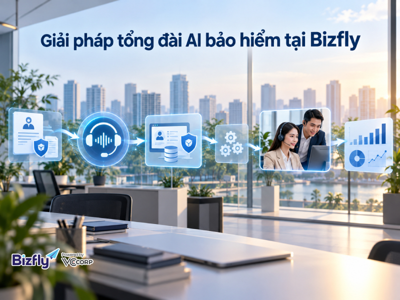 Giải pháp tổng đài AI bảo hiểm tại Bizfly