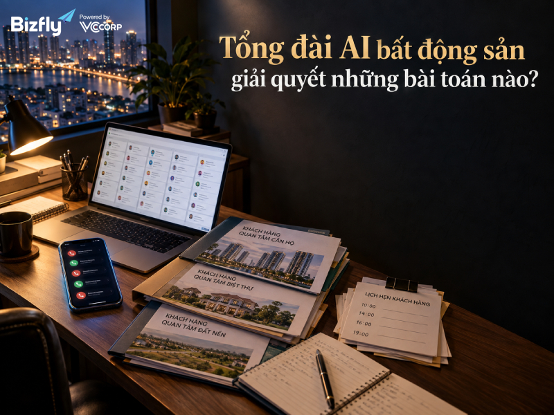 Tổng đài AI bất động sản giải quyết những bài toán nào?