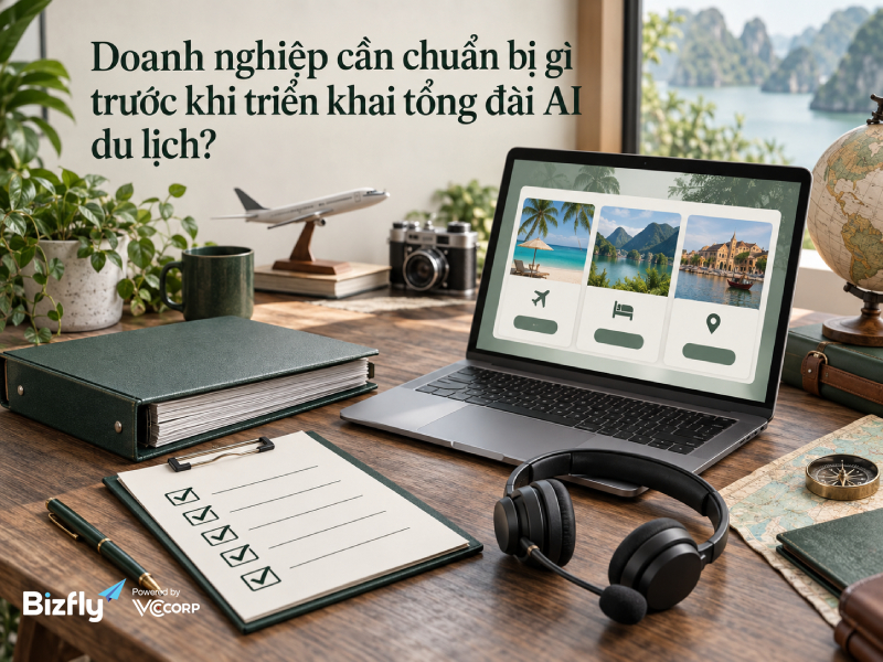 Doanh nghiệp cần chuẩn bị gì trước khi triển khai tổng đài AI du lịch?