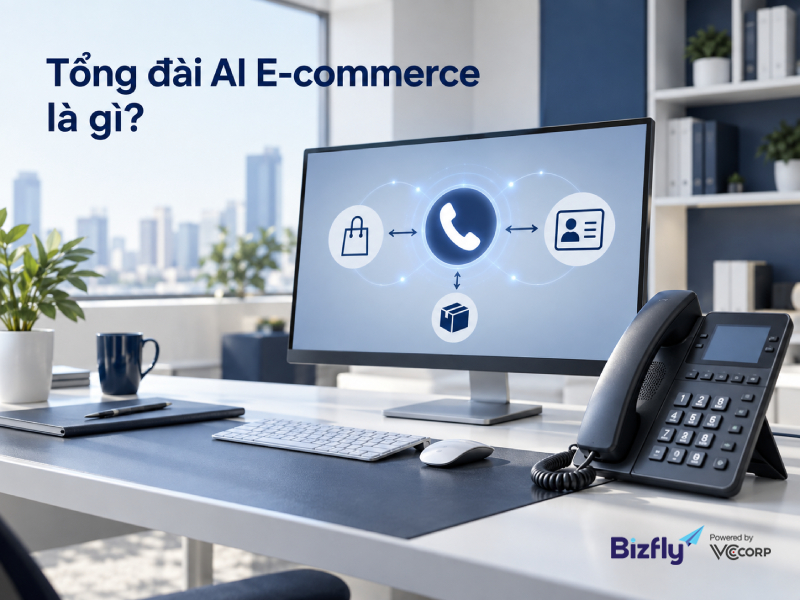 Tổng đài AI E-commerce là gì?