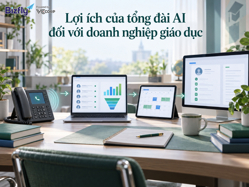 Lợi ích của tổng đài AI đối với doanh nghiệp giáo dục
