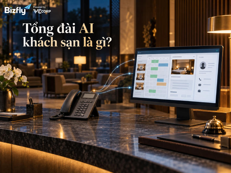 Tổng đài AI khách sạn là gì?