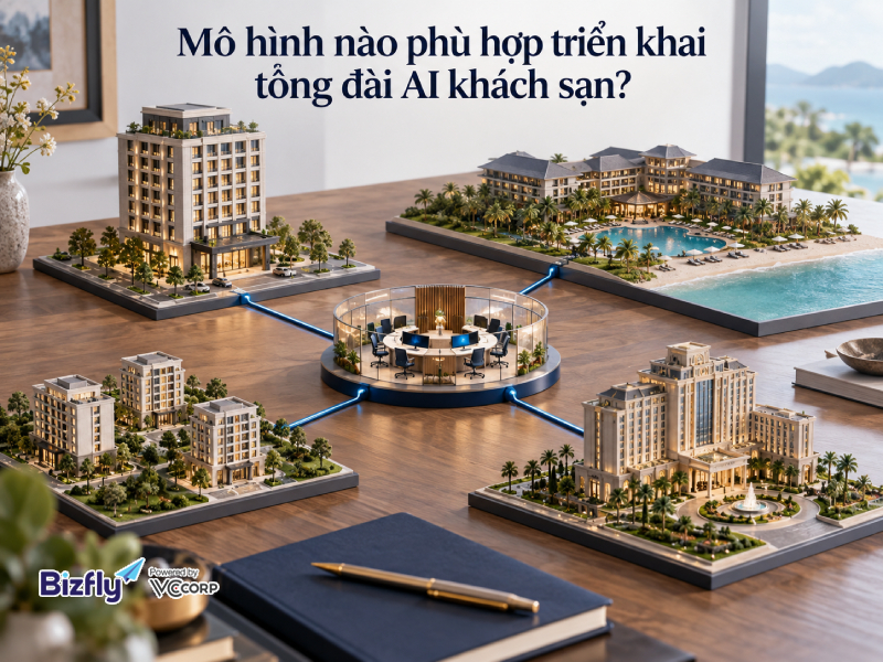 Mô hình nào phù hợp triển khai tổng đài AI khách sạn? 