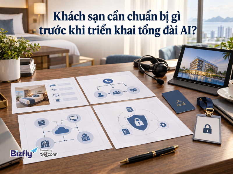 Khách sạn cần chuẩn bị gì trước khi triển khai tổng đài AI? 