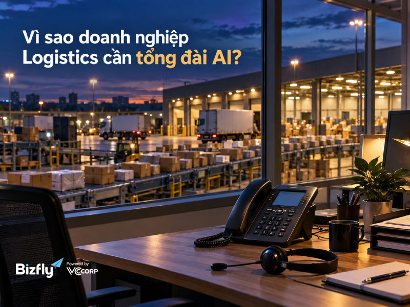 Vì sao doanh nghiệp Logistics cần tổng đài AI?