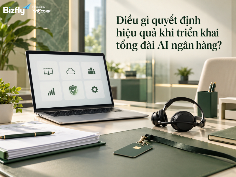 Điều gì quyết định hiệu quả khi triển khai tổng đài AI ngân hàng?