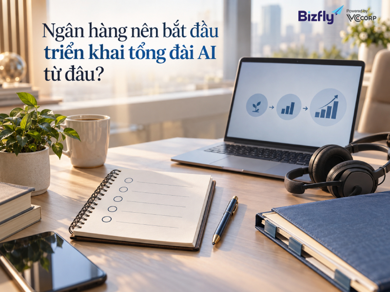 Ngân hàng nên bắt đầu triển khai tổng đài AI từ đâu?