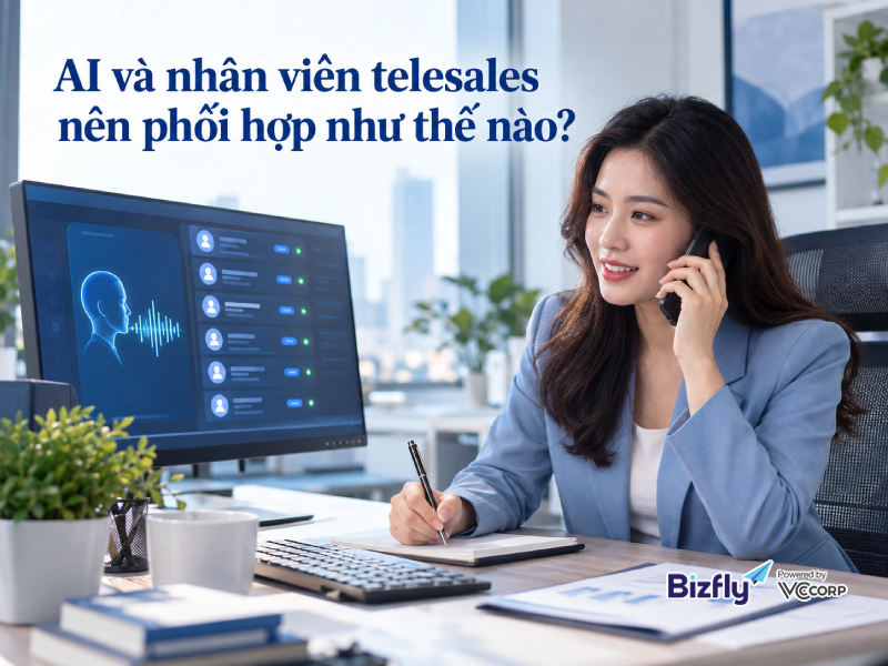 AI và nhân viên telesales nên phối hợp như thế nào?
