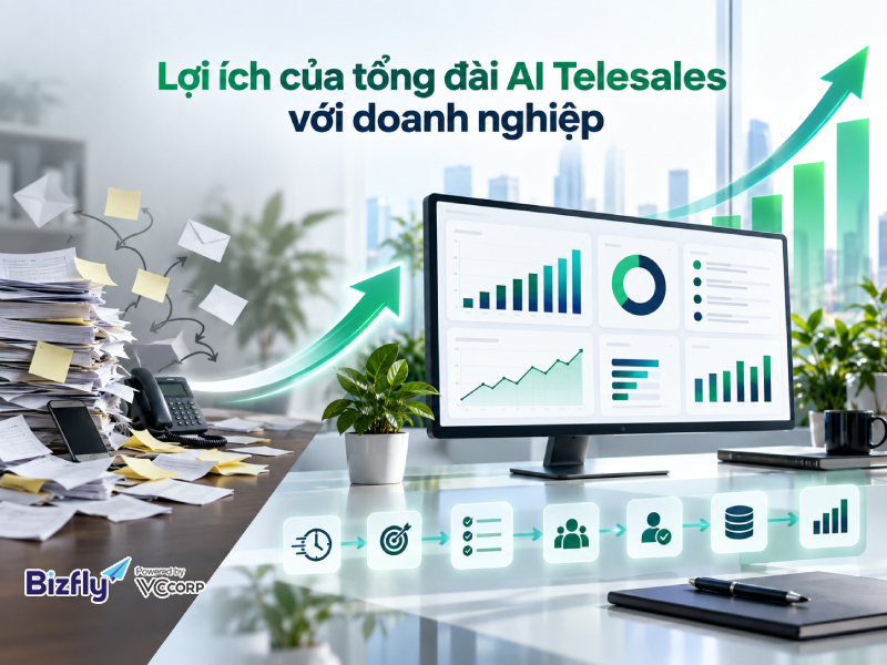 Tổng đài AI Telesales cải thiện quy trình xử lý lead như thế nào?