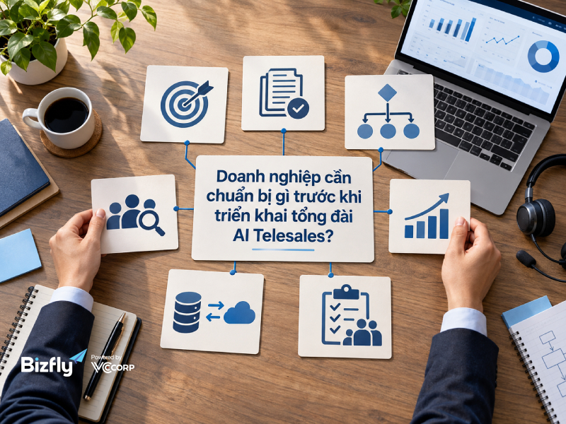 Doanh nghiệp cần chuẩn bị gì trước khi triển khai tổng đài AI Telesales?