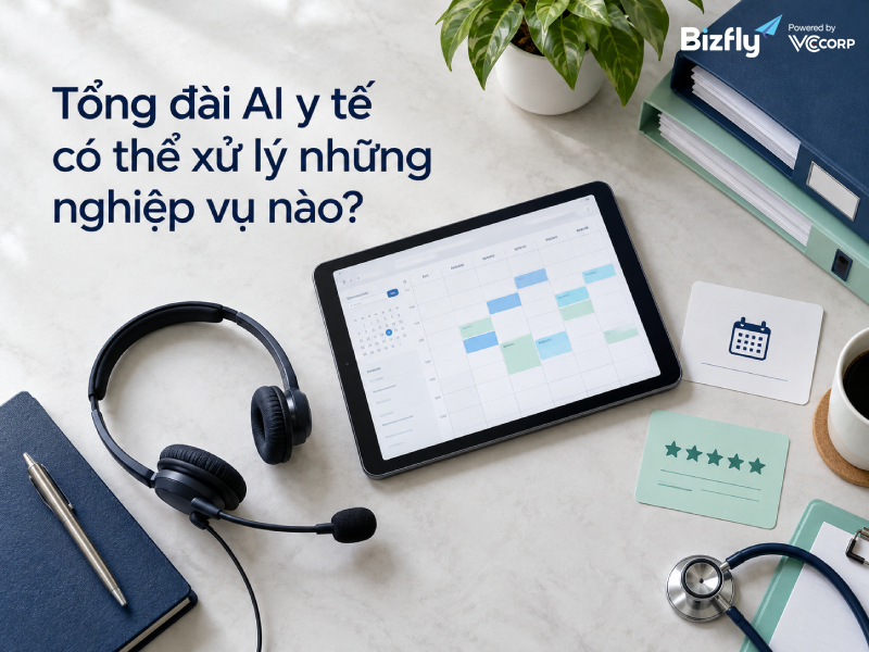Tổng đài AI y tế có thể xử lý những nghiệp vụ nào?