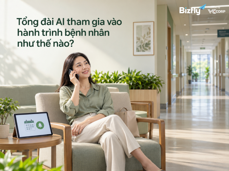Tổng đài AI tham gia vào hành trình bệnh nhân như thế nào?