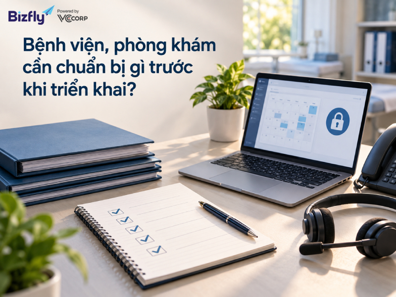 Bệnh viện, phòng khám cần chuẩn bị gì trước khi triển khai tổng đài AI y tế?