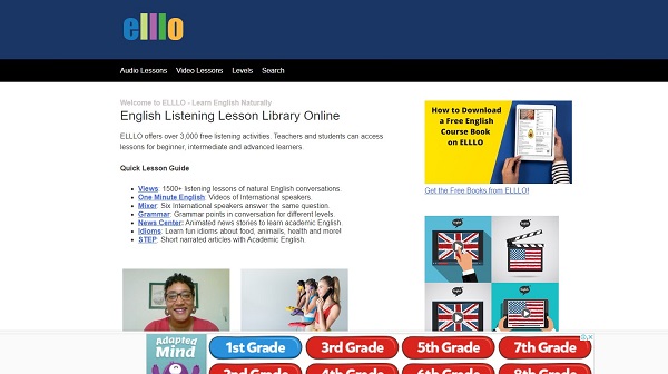 Ello - Trang web học tiếng anh miễn phí tốt nhất hiện nay