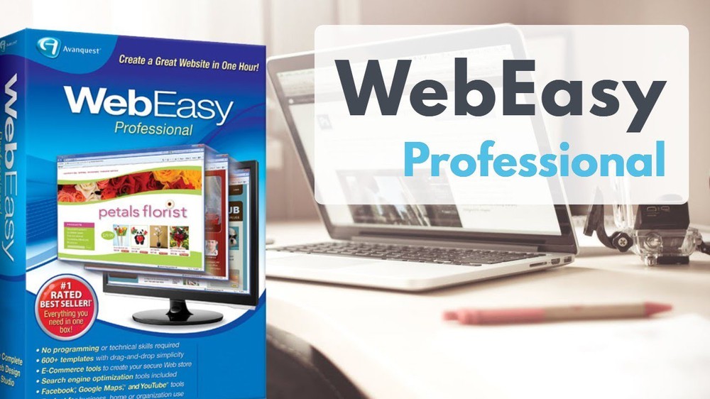 Phần mềm thiết kế web kéo thả WebEasy Professional